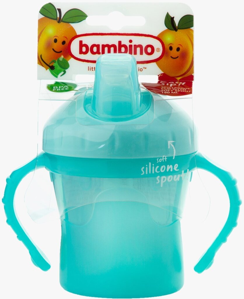 Lasten juomapullo Bambino Easy Sip! 6 kk+, 190 ml hinta ja tiedot | Tuttipullot ja tarvikkeet | hobbyhall.fi