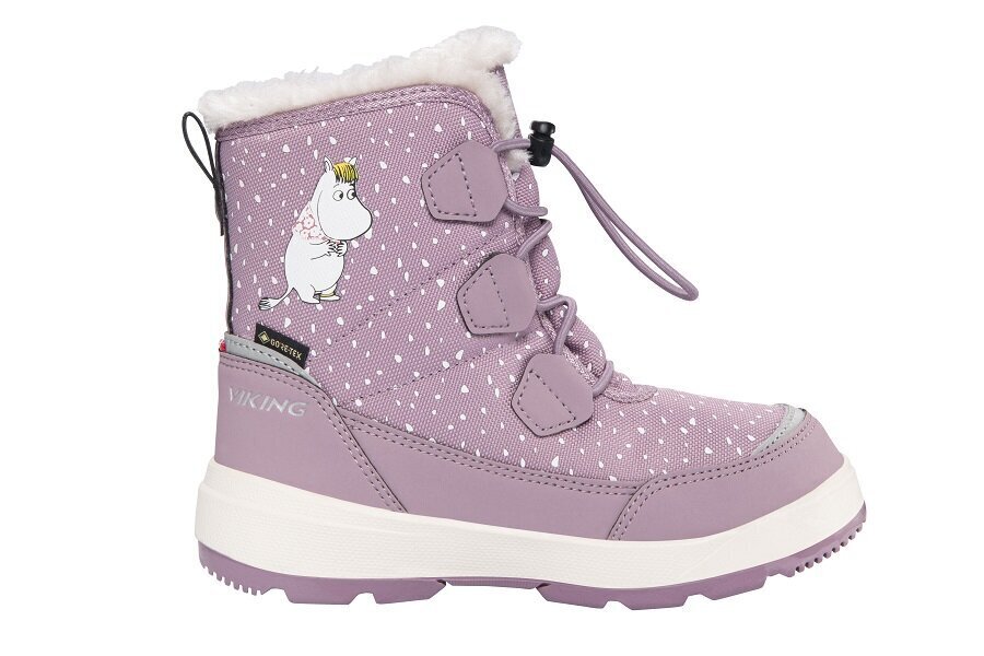 Lasten talvisaappaat Viking Toasty Warm Gtx Zip Moomin, pinkki hinta ja tiedot | Lasten talvikengät | hobbyhall.fi