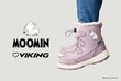 Lasten talvisaappaat Viking Toasty Warm Gtx Zip Moomin, pinkki hinta ja tiedot | Lasten talvikengät | hobbyhall.fi