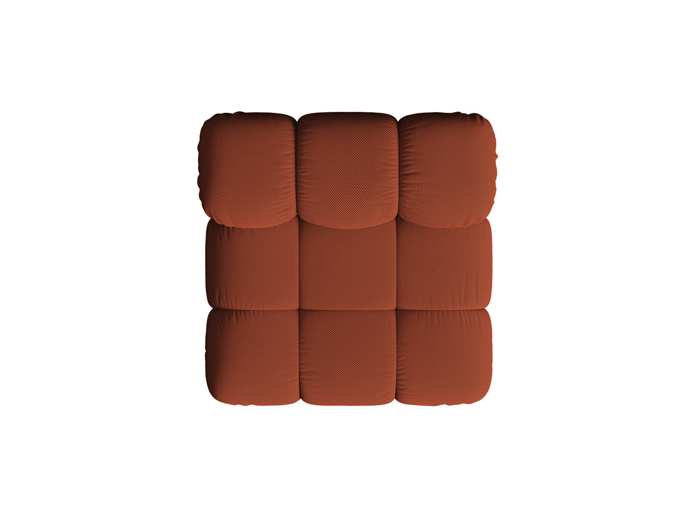 Modulaarinen sohva Micadoni Bellis, 94x94x64 cm, oranssi hinta ja tiedot | Sohvat ja vuodesohvat | hobbyhall.fi