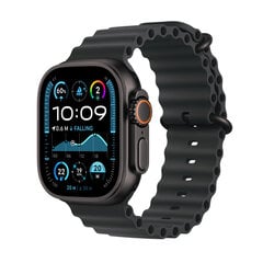 Apple Watch Ultra 2 GPS + Cellular 49mm Black Titanium Case with Black Ocean Band MX4P3UL/A hinta ja tiedot | Älykellot | hobbyhall.fi