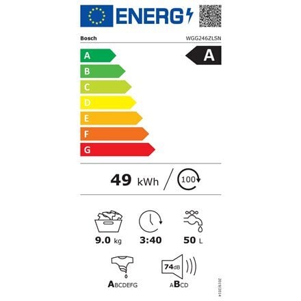 Bosch WGG246ZLSN hinta ja tiedot | Pyykinpesukoneet | hobbyhall.fi