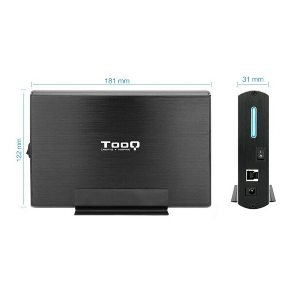 Kiintolevykotelo TooQ TQE-3531B 3,5" USB 3.0 Musta BFN-BB-S0227376