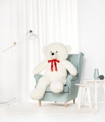 Big Pehmo Bear Nomo 140 cm, valkoinen, pehmeä lelu hinta ja tiedot | Pehmolelut | hobbyhall.fi