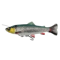 SavageGear 4D Line Thru Pulse Tail Trout 16cm/51g/0,5-1,2m vihreä hopea hinta ja tiedot | Vieheet ja uistimet | hobbyhall.fi