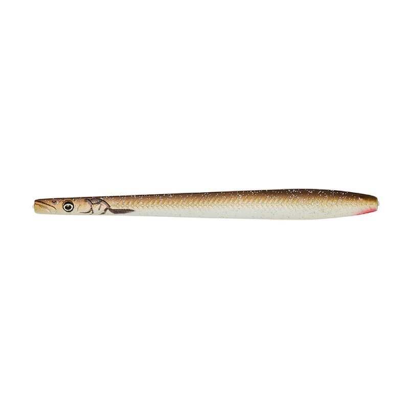 SavageGear Line Thru Sandeel Nail 11cm/20g/0-1m Matt Sandeel hinta ja tiedot | Vieheet ja uistimet | hobbyhall.fi