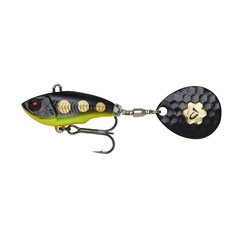 SavageGear Fat Tail Spin 8cm/24g/2-6m Black Magic hinta ja tiedot | Vieheet ja uistimet | hobbyhall.fi