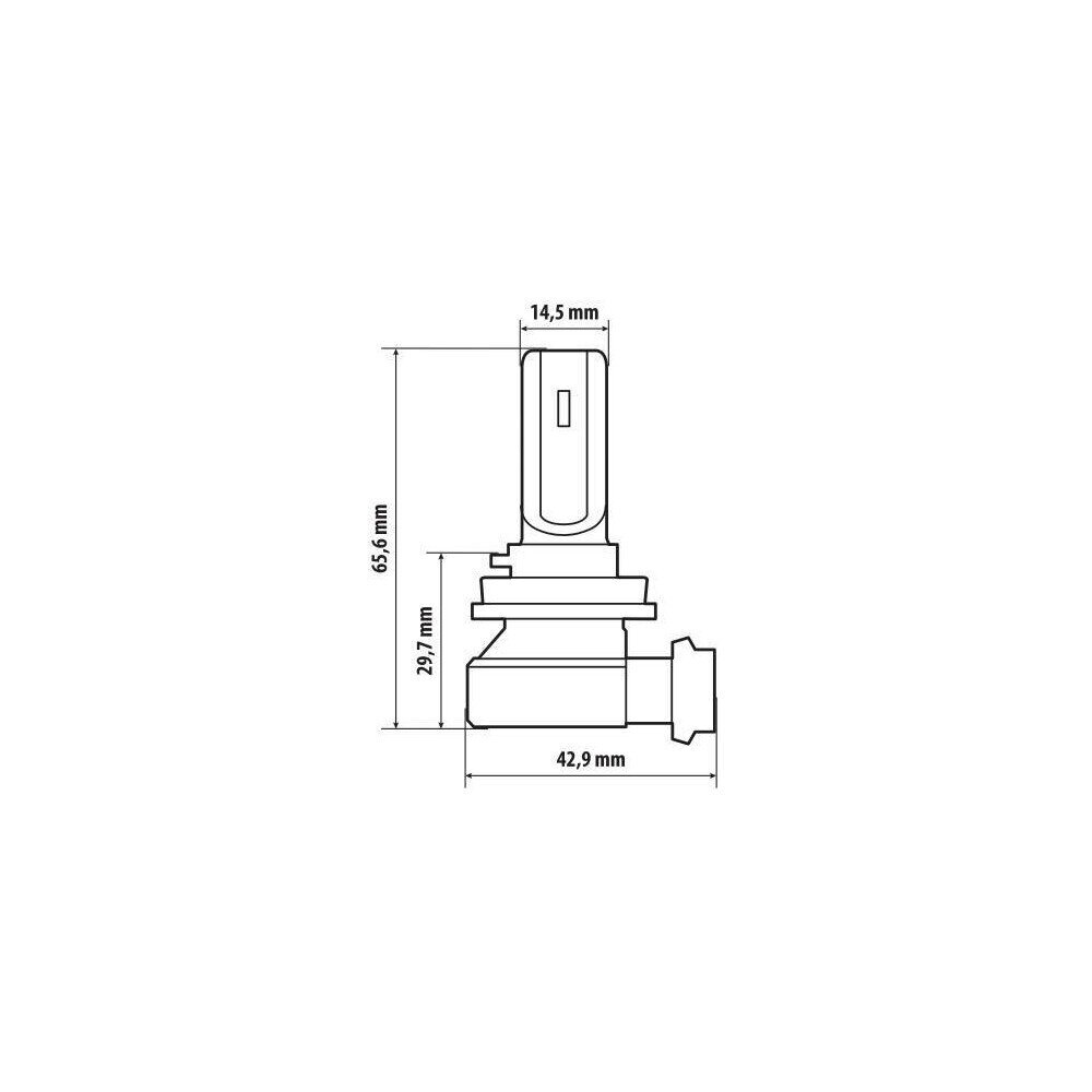 Halo Led H8 H9 H11 15W PGJ19-X 1 kpl hinta ja tiedot | Polttimot | hobbyhall.fi