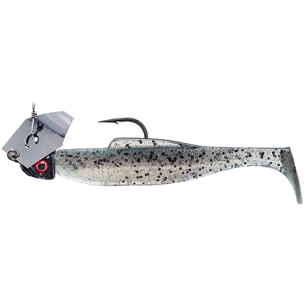 Chatterbait DIEZEL 1/4 oz/7g Bad Shad (musta terä / musta pää) hinta ja tiedot | Onkipainot | hobbyhall.fi