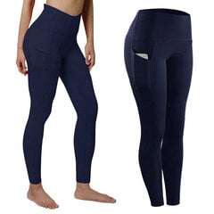 Naisten korkea vyötärö Leggingsit Gym Sport Running Pant Comfy Yoga Housut Housut hinta ja tiedot | Naisten vapaa-ajan housut | hobbyhall.fi