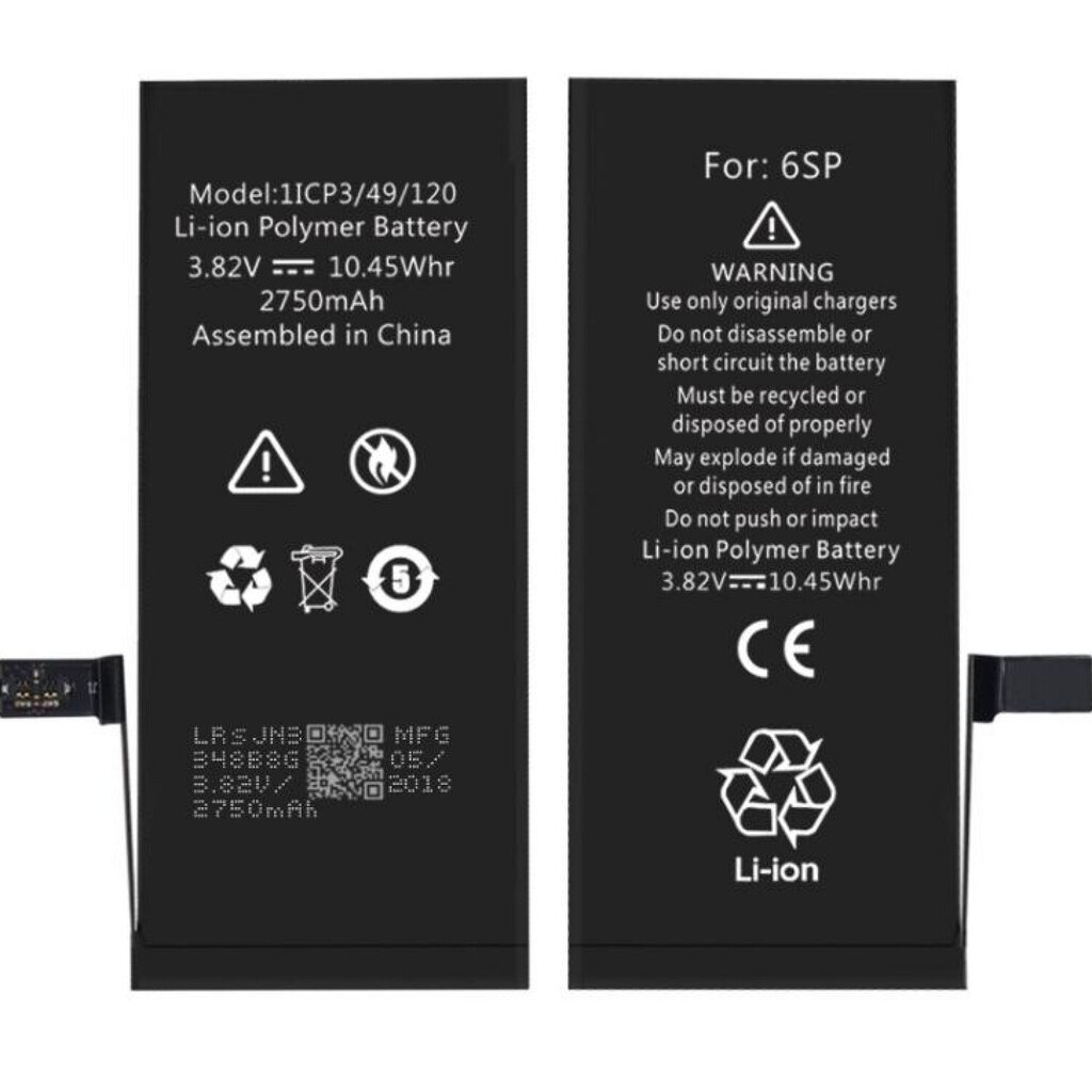 Riff 616-00045 Analoginen akku iPhone 6S Plus Li-Ion 2750mAh hinta ja tiedot | Puhelimen akut | hobbyhall.fi