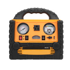 Auton käynnistin 200 W:n invertterillä 260 PSI ilmakompressori autojen moottoripyörien kuorma-autojen EmergencyAU-pistoke 110-240 V hinta ja tiedot | Starttimoottorit | hobbyhall.fi