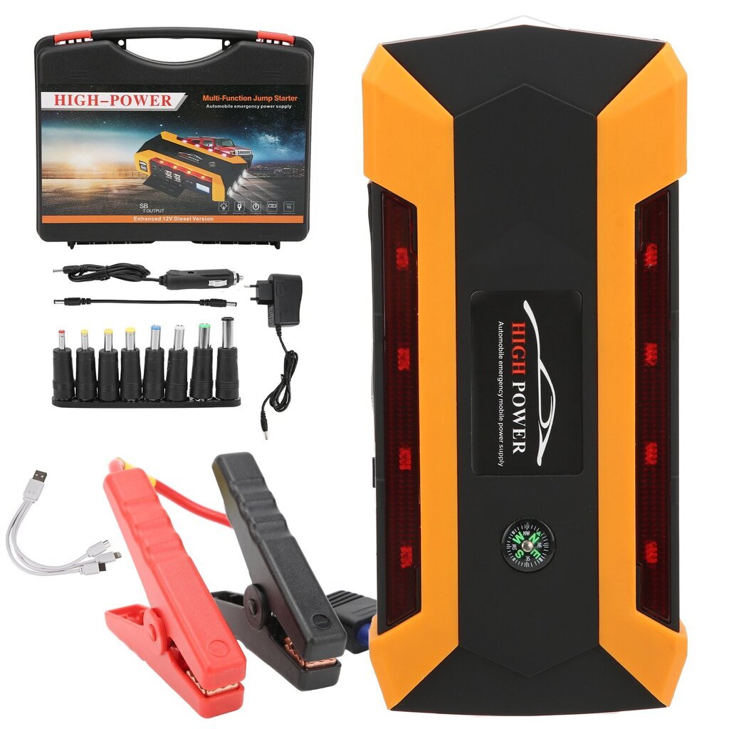 Car Jump Starter 28000mAh Power Bank 1000A Kannettava akkulaturi 12V 100-240V hinta ja tiedot | Starttimoottorit | hobbyhall.fi