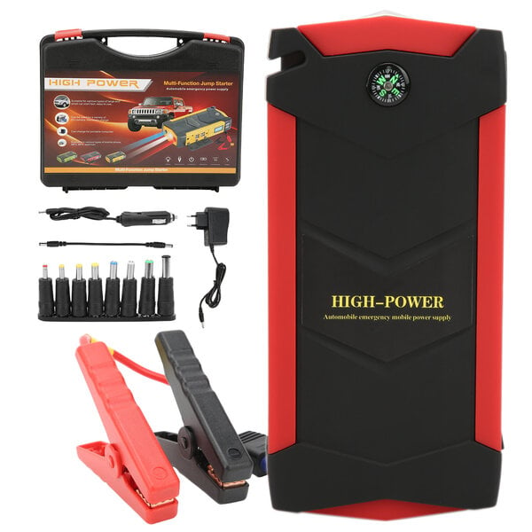 Car Jump Starter 26000mAh Power Bank 800A Kannettava akkulaturi 12V 100-240V