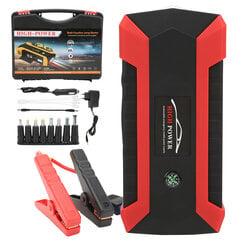 20000mAh Jump Starter Kannettava akkulaturi Kompassi LED Taskulamppu 4 USB 12V 6.0L bensiiniauto 100- hinta ja tiedot | Starttimoottorit | hobbyhall.fi