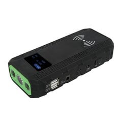 Car Jump Starter 12000mAh akkulaturi 400A Peak LED digitaalinen näyttö Taskulamppu Kaksi USB-porttia 12V autoille 100-240VEU pistoke hinta ja tiedot | Starttimoottorit | hobbyhall.fi