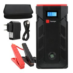 12000mAh Jump Starter 1000A Peak 2 USB-porttia LED-valokompassilla 12V autoille Moottoripyörille 100-240VEU pistoke hinta ja tiedot | Starttimoottorit | hobbyhall.fi