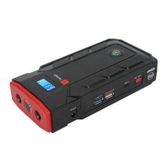 12000mAh Jump Starter 1000A Peak 2 USB-porttia LED-valokompassilla 12V autoille Moottoripyörille 100-240VUS-liitin hinta ja tiedot | Starttimoottorit | hobbyhall.fi