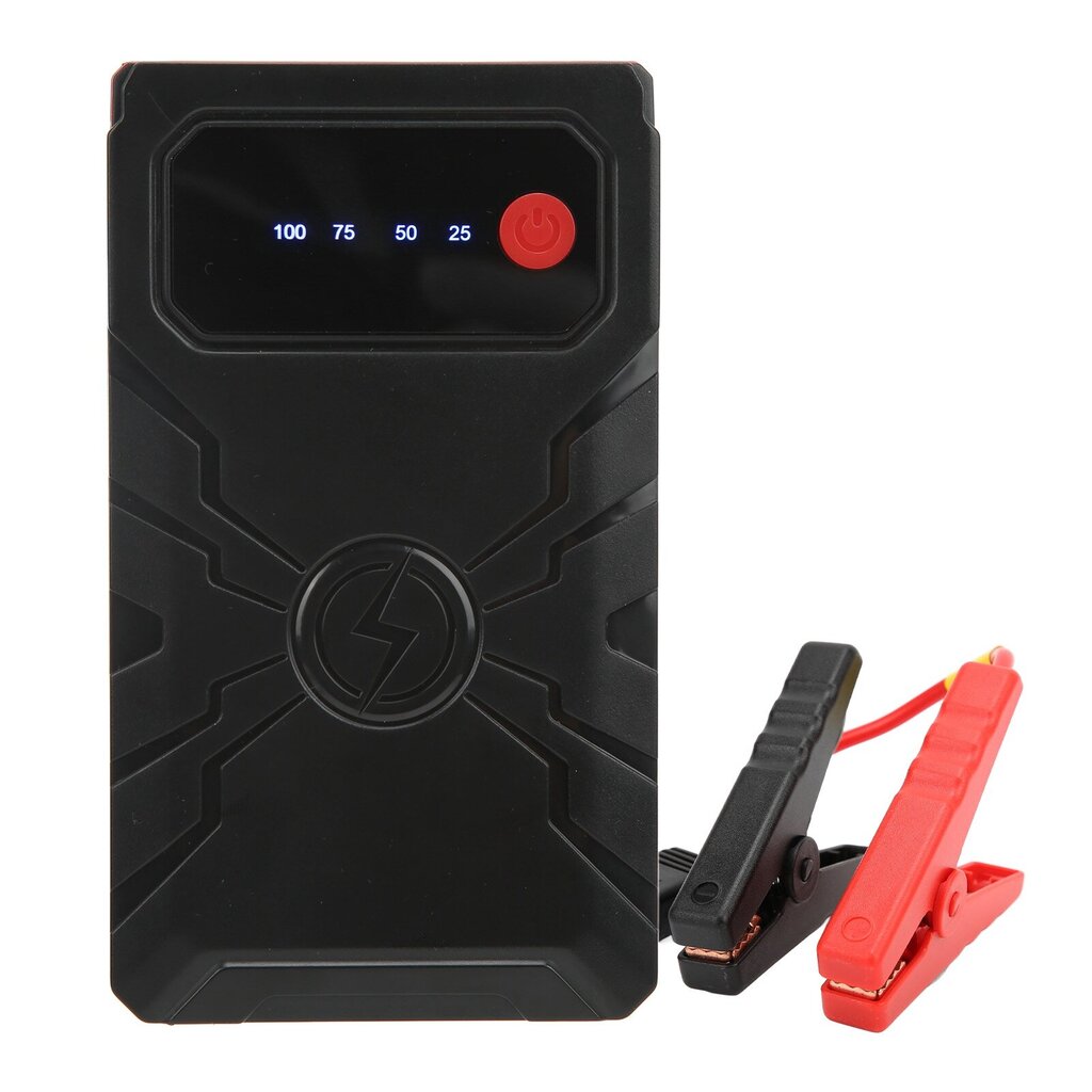 Car Jump Starter 10400mAh akkulaturi 1000A Peak LED digitaalinen näyttö Taskulamppu USB-portti 12V autoille veneille 100-240VUS pistoke hinta ja tiedot | Starttimoottorit | hobbyhall.fi