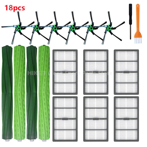 iRobot Roomba S9 9150 / S9+ Plus 9550 robottipölynimurin tarvikkeet Hepa-suodatin Pää/sivuharja Pölypussin varaosat