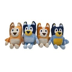 4kpl Bluey Family Pehmo Anime Pehmo Simulaatio Pet Dog Patrol Bingo Täytetty nukke, 28cm hinta ja tiedot | Pehmolelut | hobbyhall.fi