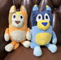 4kpl Bluey Family Pehmo Anime Pehmo Pet Dog Patrol Bingo Täytetty nukke, 28cm hinta ja tiedot | Pehmolelut | hobbyhall.fi