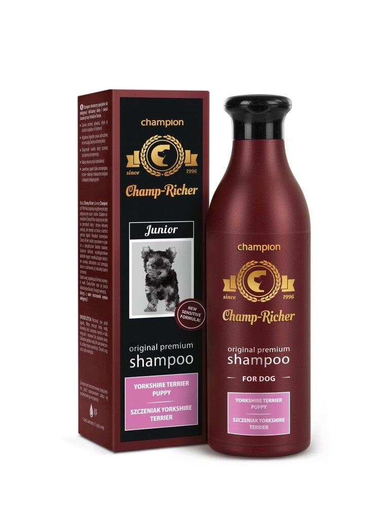 Derma-Pharm Champ-Richer shampoo yorkshirenterrierin pennuille, 250 ml hinta ja tiedot | Shampoot ja hoitoaineet lemmikeille | hobbyhall.fi