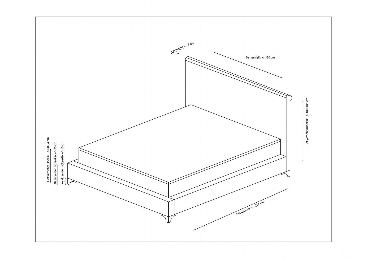 Sänky Asir Deluxe, 160x200 cm, beige hinta ja tiedot | Sängyt | hobbyhall.fi