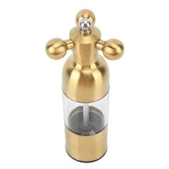 Pepper Mill Professional uudelleentäytettävä keraaminen roottorin karkeus, säädettävä manuaalinen pippurisuolamylly Kitchen Gold Smallille hinta ja tiedot | Maustemyllyt ja maustepurkit | hobbyhall.fi