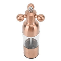 Pepper Mill Professional uudelleentäytettävä keraaminen roottorin karkeus, säädettävä manuaalinen pippurisuolamylly keittiöön Rose Gold Small hinta ja tiedot | Maustemyllyt ja maustepurkit | hobbyhall.fi