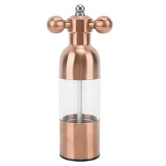 Pepper Mill Professional uudelleentäytettävä keraaminen roottorin karkeus, säädettävä manuaalinen pippurisuolamylly keittiöön Rose Gold Small hinta ja tiedot | Maustemyllyt ja maustepurkit | hobbyhall.fi