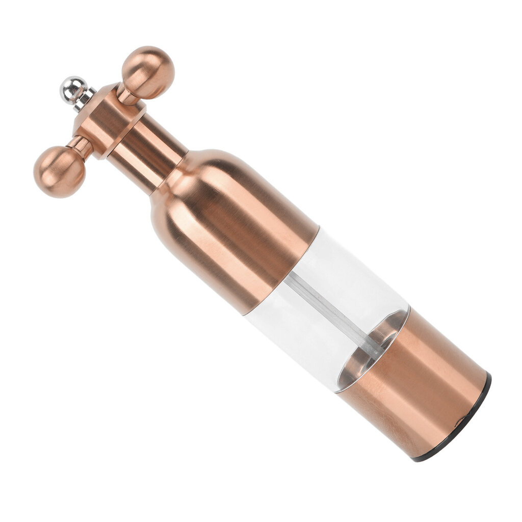 Pepper Mill Professional uudelleentäytettävä keraaminen roottorin karkeus säädettävä manuaalinen pippurisuolamylly keittiöön Rose Gold L hinta ja tiedot | Maustemyllyt ja maustepurkit | hobbyhall.fi