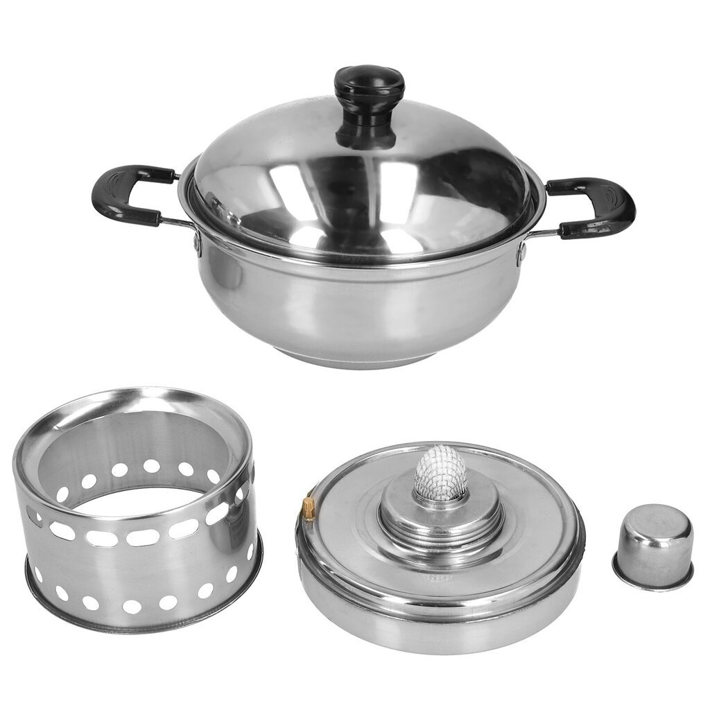 Ammattimainen Hot Pot Stove Outdoor Camping Hot Pot Liesi Ruoanlaittovälineet (18cm) hinta ja tiedot | Kattilat ja painekattilat | hobbyhall.fi