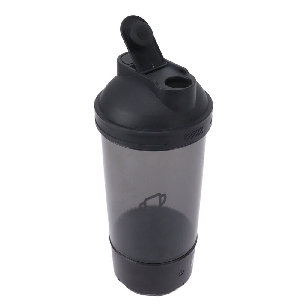 Sähköinen Protein Shaker Pullo Kannettava Ladattava Mixer Cup Proteiini Maito Kahvi Musta hinta ja tiedot | Sähkövatkaimet ja maidonvaahdottimet | hobbyhall.fi