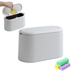 Cocomu Mini Lid Jäteastia Valkoinen 22,5 X 13 X 10 Cm hinta ja tiedot | Roska-astiat | hobbyhall.fi