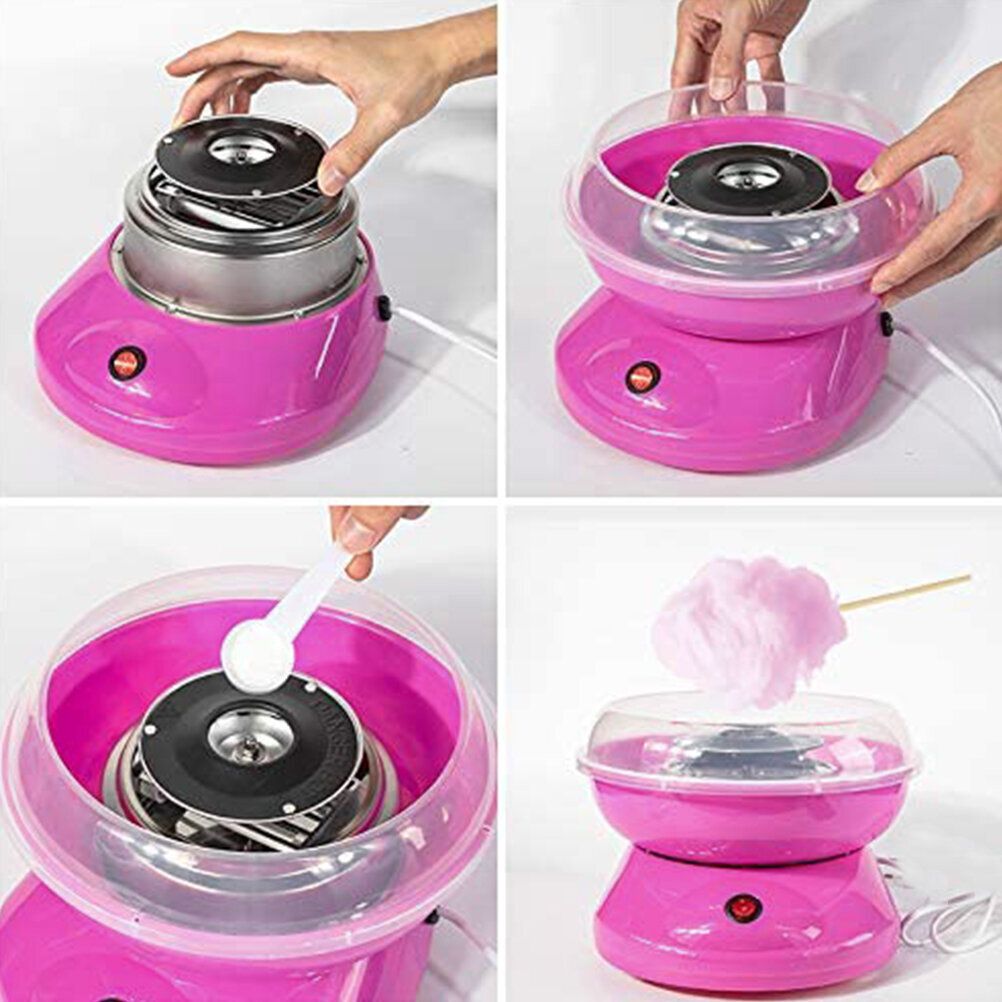 Mini Kids Cotton Candy Machine Plastic Cotton Candy Maker Kit Cotton Candy Machine hinta ja tiedot | Keittiövälineet | hobbyhall.fi