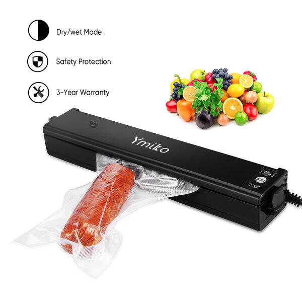 Tyhjiötiivistyskone ，Ymiko Vacuum Sealer Kannettava kompakti tyhjiötiivistysjärjestelmä tyhjiöille