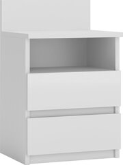 Yöpöytä Malwa M1 40, valkoinen hinta ja tiedot | Yöpöydät | hobbyhall.fi