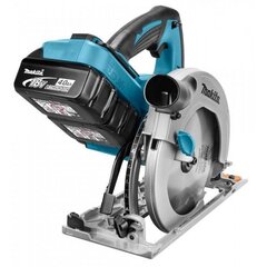 Akkukäyttöinen pyörösaha Makita DHS710ZJ 18V hinta ja tiedot | Sahat ja sirkkelit | hobbyhall.fi