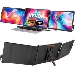 Kannettava kaksinkertainen näyttö Vevor, HD 1080P, 955-1055 mm hinta ja tiedot | Näytöt | hobbyhall.fi