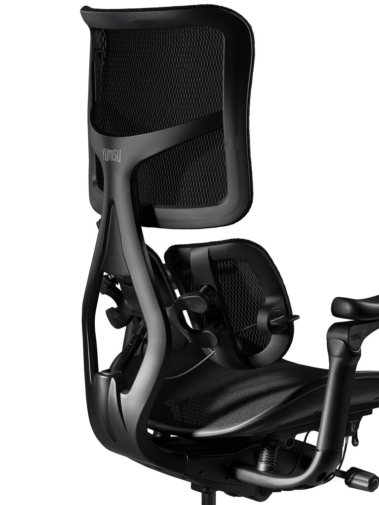 YUMISU 1010 ERGO BLACK -työtuoli, musta, ergonominen, säädettävä hinta ja tiedot | Toimistotuolit | hobbyhall.fi