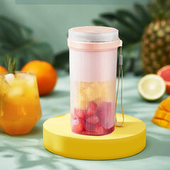 Kannettava Blender Juicing Cup USB Mini Juicing Cup Koti Sähköinen Blender Juicer Cup Pink hinta ja tiedot | Mehupuristimet ja mehulingot | hobbyhall.fi