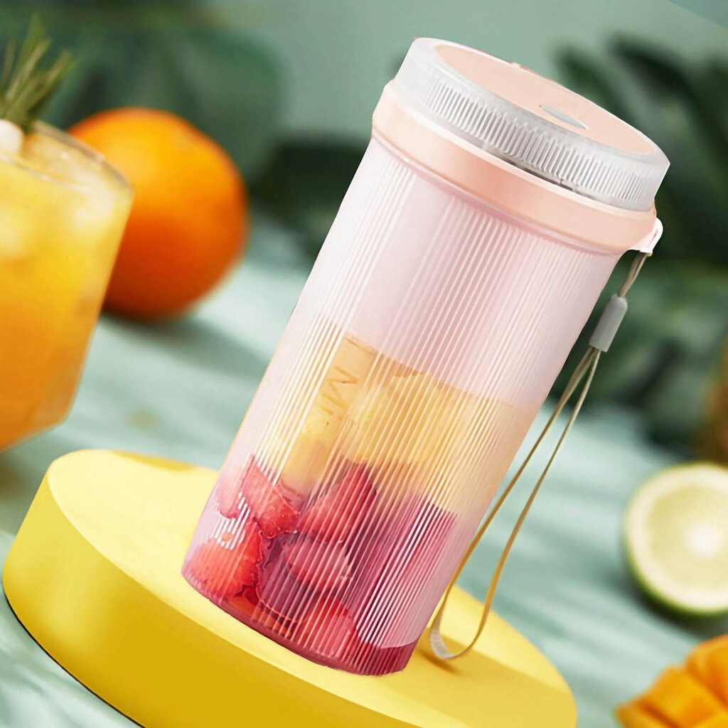 Kannettava Blender Juicing Cup USB Mini Juicing Cup Koti Sähköinen Blender Juicer Cup Pink hinta ja tiedot | Mehupuristimet ja mehulingot | hobbyhall.fi