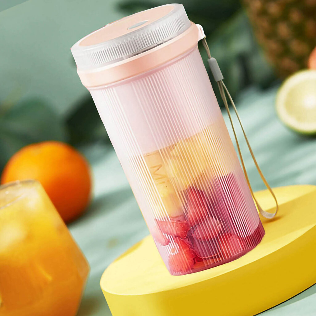 Kannettava Blender Juicing Cup USB Mini Juicing Cup Koti Sähköinen Blender Juicer Cup Pink hinta ja tiedot | Mehupuristimet ja mehulingot | hobbyhall.fi