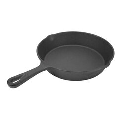 Klassinen valurautainen paistinpannu tee-se-itse Outdoor Camping minipannu pihvipannukakkujen grillaukseen Pizza 26cm hinta ja tiedot | Paistinpannut | hobbyhall.fi