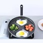 Monitoiminen Aamiainen Non Stick Love Mini Egg Fryer Pan hinta ja tiedot | Paistinpannut | hobbyhall.fi