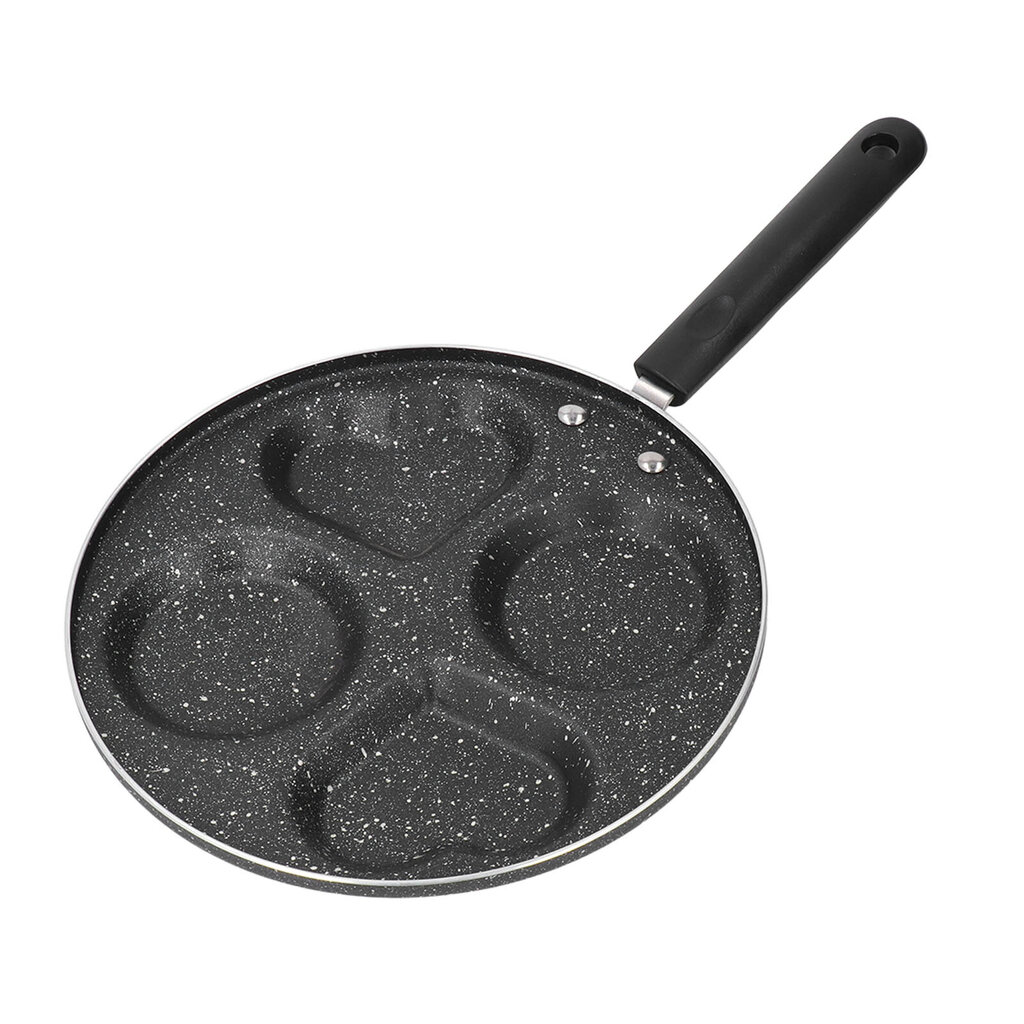 Munanpaistinpannu Iron Nonstick Mini Pannukakku Munakaspannu Keittiövälineet aamiaistyyliin 2 hinta ja tiedot | Paistinpannut | hobbyhall.fi