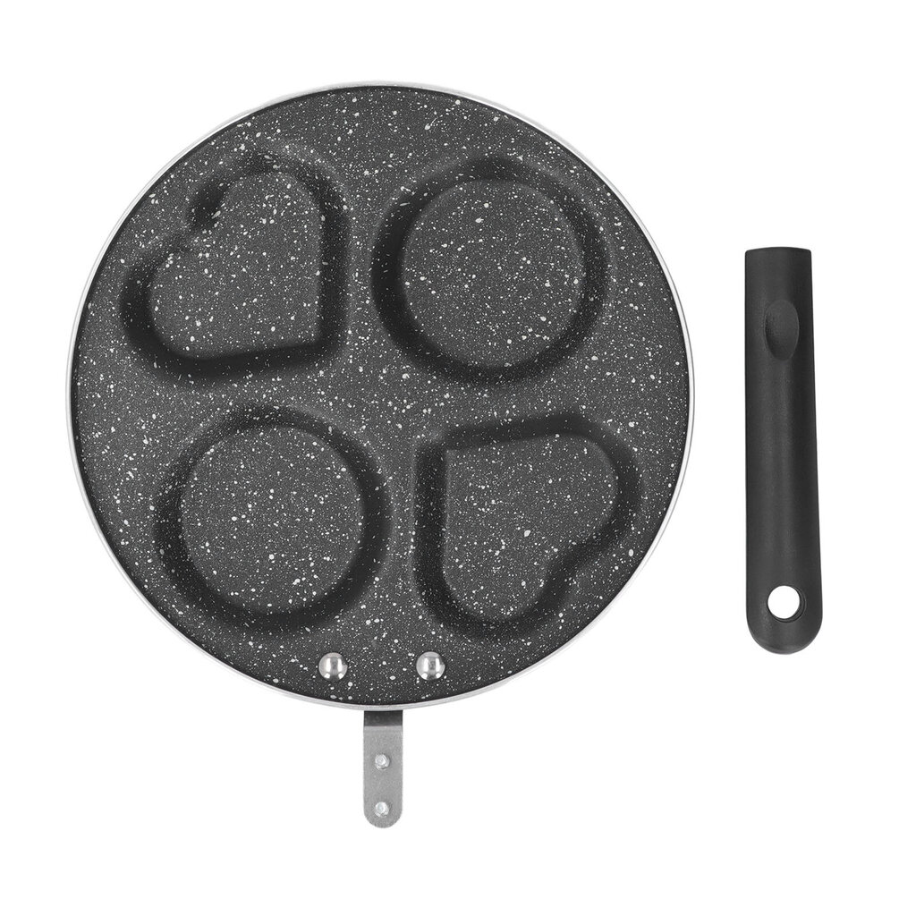 Munanpaistinpannu Iron Nonstick Mini Pannukakku Munakaspannu Keittiövälineet aamiaistyyliin 2 hinta ja tiedot | Paistinpannut | hobbyhall.fi