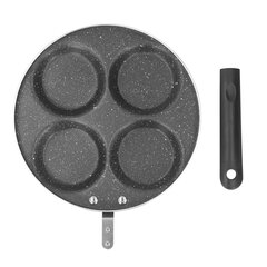 Munapaistinpannu Iron Nonstick Mini Pannukakku Munakaspannu Keittiövälineet aamiaistyyliin 3 hinta ja tiedot | Paistinpannut | hobbyhall.fi