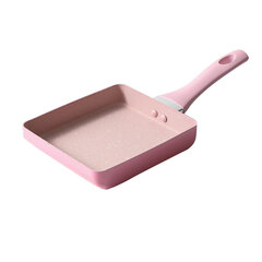 Tamagoyaki Pan Prevent Stick Mini japanilainen munakaspannu Aamiaispannu keittiötarvikkeille Pinkki 15x18cm / 5,9x7,1 tuumaa hinta ja tiedot | Paistinpannut | hobbyhall.fi